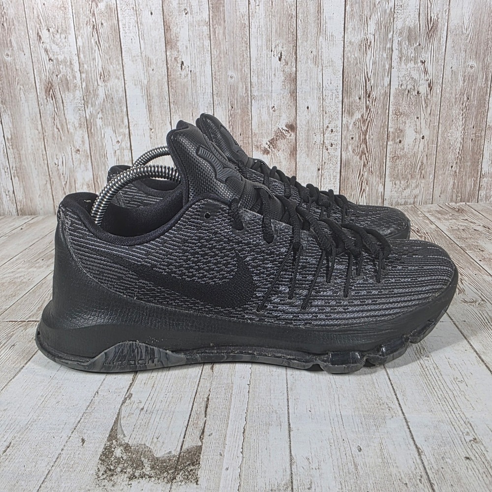 Nike KD 8 Triple Black Basketball Shoes Mens 8.5 Black 749375-001 Kevin Durant
